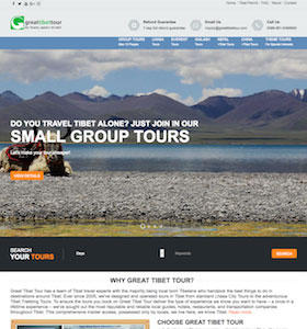 GreatTibetTour homepage